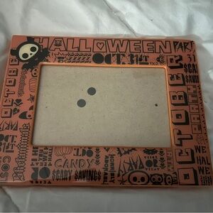 Skelanimals Orange and Black Photo Frame